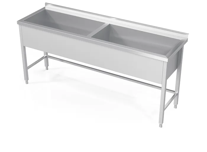 Galds ar diviem baseiniem 1400